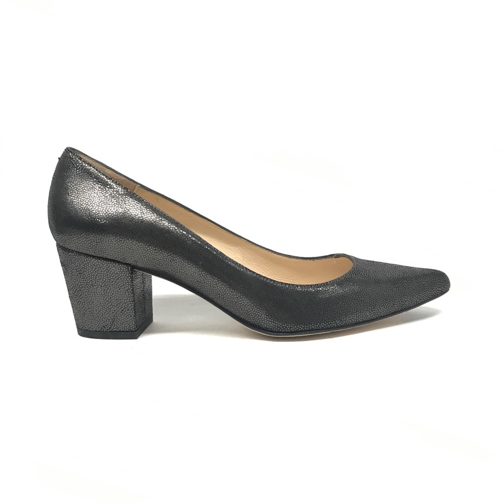 Jon Josef Black Leather Pumps Women's Size 6.5. M